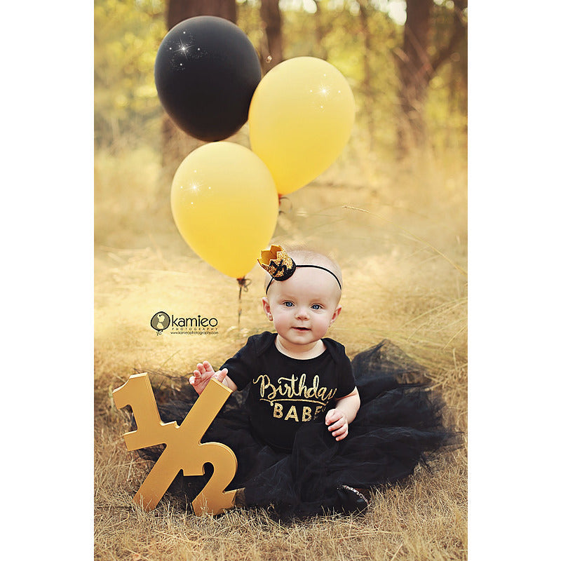 Half Sign 6 Month Baby Photo Prop – Z Create Design